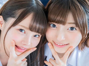 彼女が居ない合間に後輩JK二人とガチエロ中出しセックス！！パイパンマンコに何発も出しまくる！！